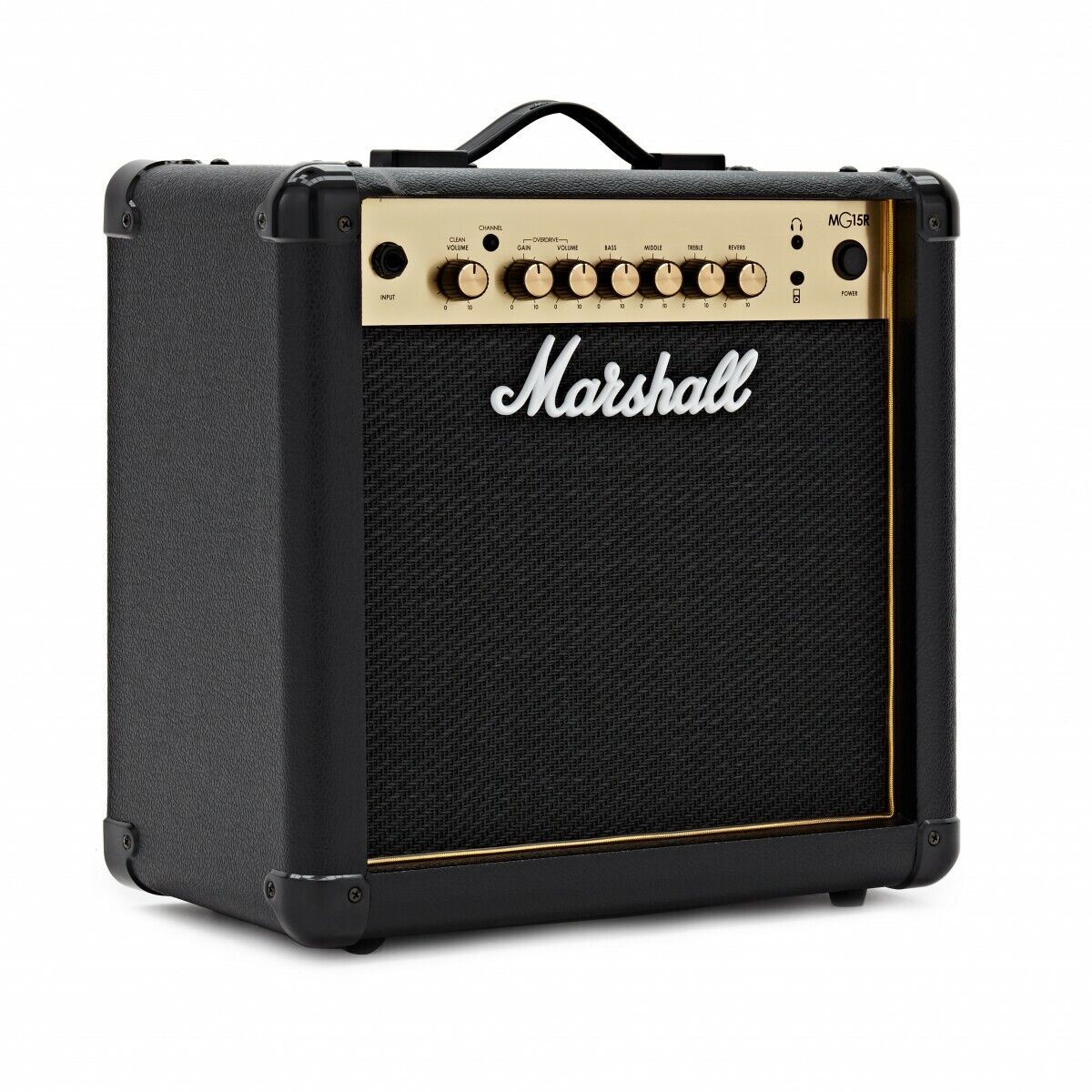 Marshall MG15GR Gold Amplificatore Combo per Chitarra 15W 8" 2 Canali + REVERBER