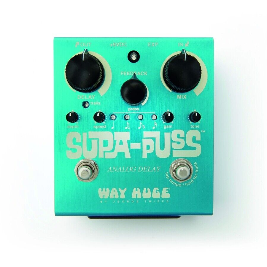 WAY HUGE WHE707 SUPA-PUSS ANALOG DELAY PEDALI EFFETTO PER CHITARRA