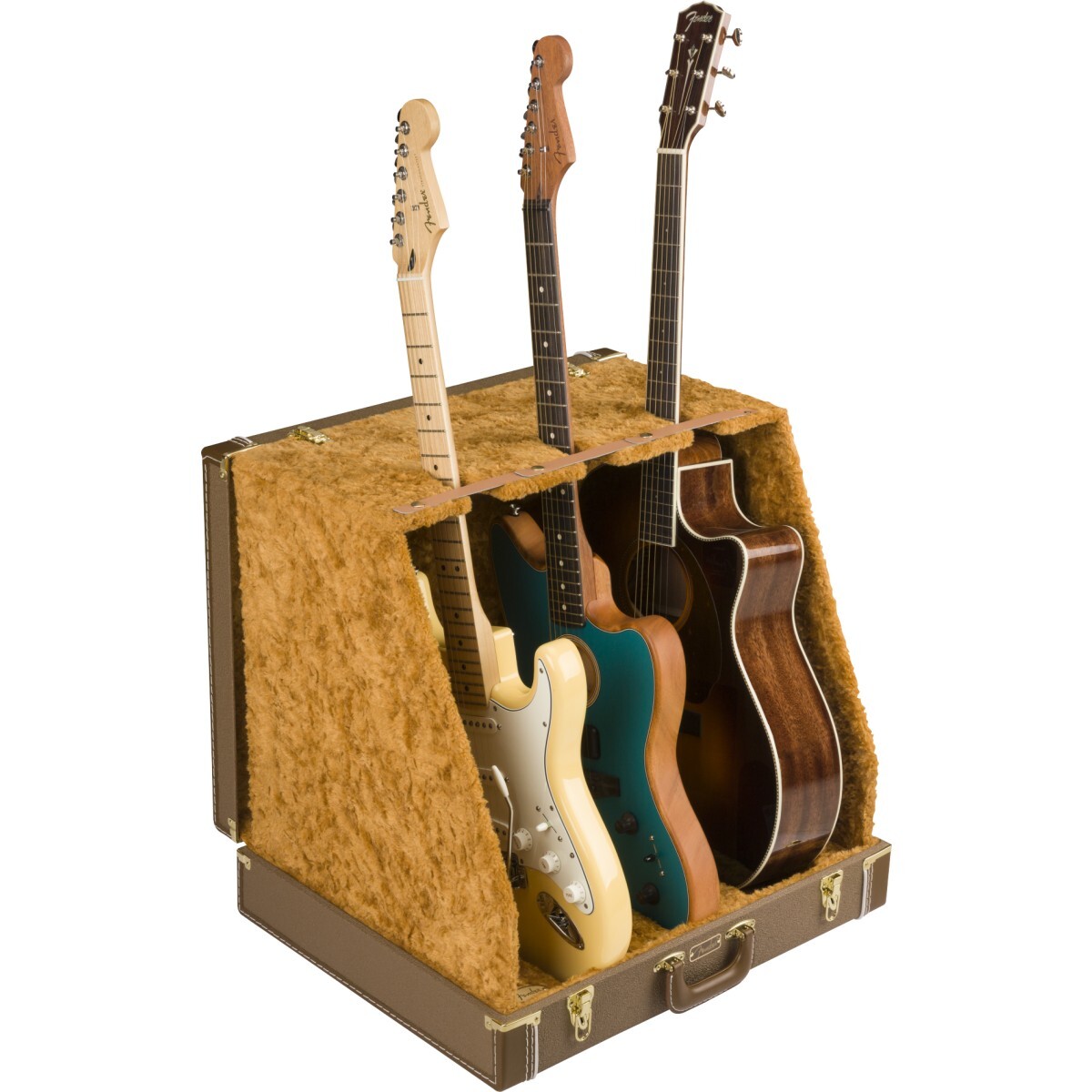 Supporto Fender Classic Series Case  - 3 Guitar Brown 0991023522