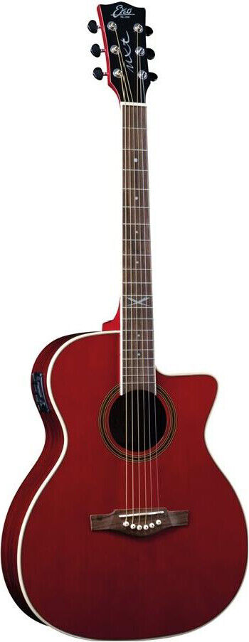 Eko Chitarra Acustica Nxt A100Ce See Through Red 6217324
