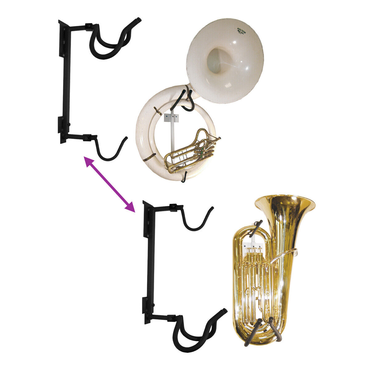 SUPPORTO DA PARETE STRINGSWING PER TUBA/SOUSAPHONE BHH09-SWEU