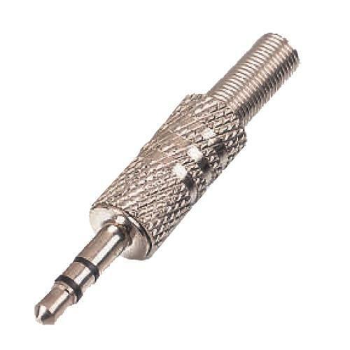 Connettore jack stereo 3.5 mm in metallo