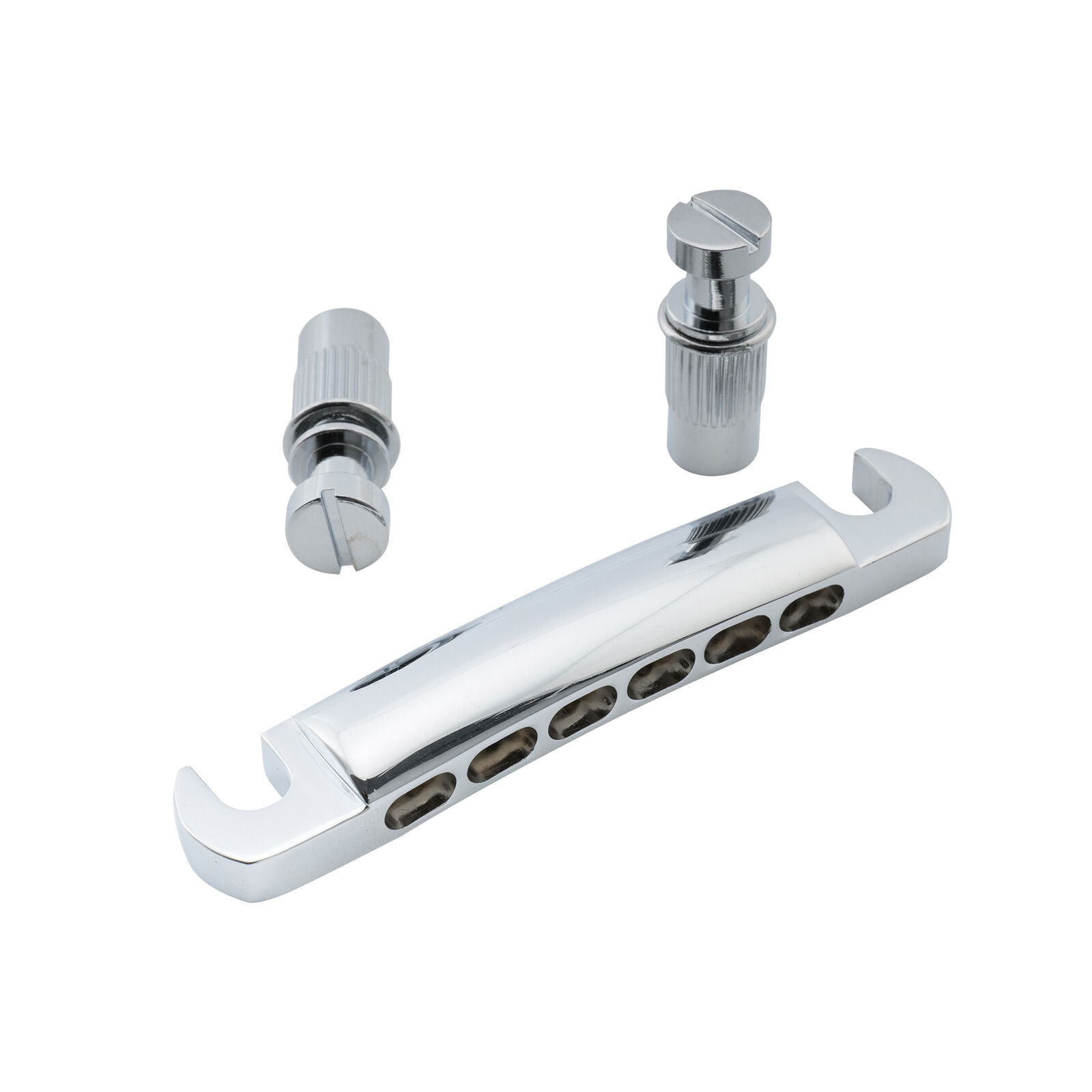 Musiclily Pro Chrome 52.5mm 12 String Tune-o-matic Tailpiece For Epiphone Guitar
