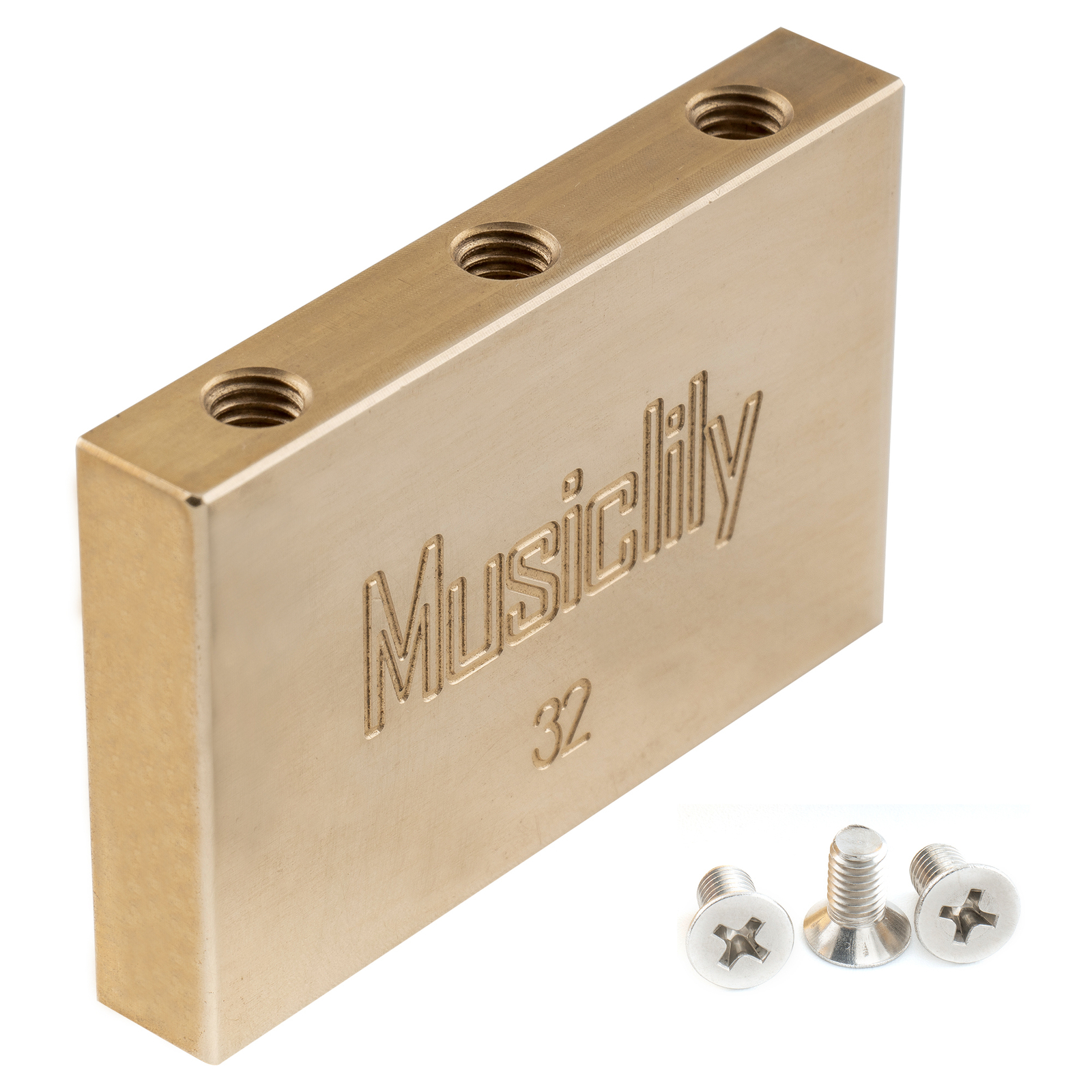 Musiclily Ultra 32mm Brass Block For Floyd Rose Locking Tremolo Bridge Guitar
