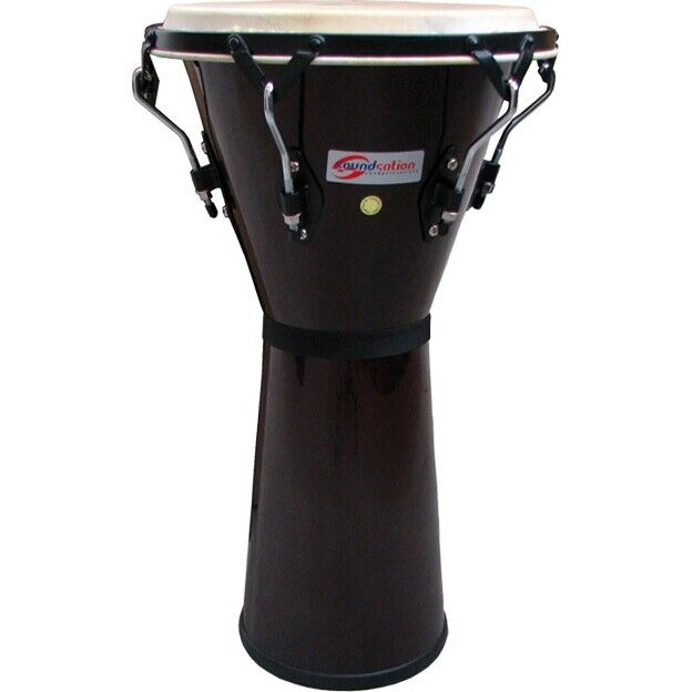 DJEMBE SOUNDSATION SDJ01-DW DARK WOOD 12" 1/2" HW-BK