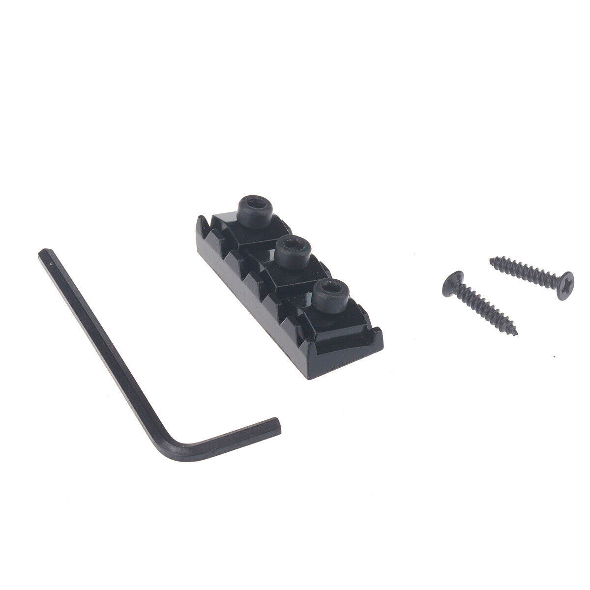 Musiclily Black 42mm Guitar Locking Nut For Electric Guitar Locking Tremolo