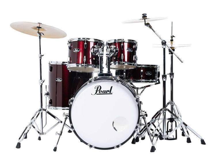 Pearl Roadshow RS525SBC/C91 Red Wine Batteria Acustica con 3 Piatti Sabian e ...