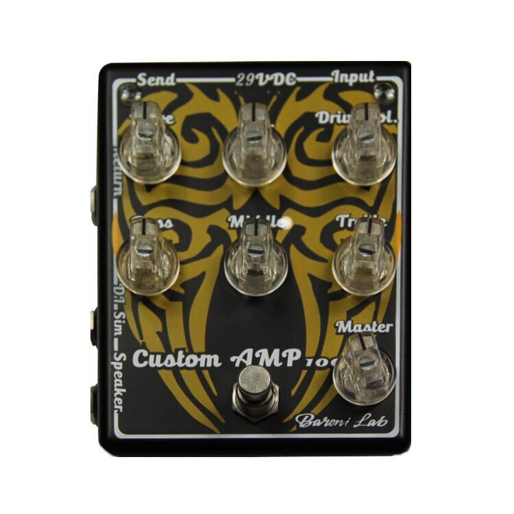 FOXGEAR BARONI MINI AMP 100 - AMPLIFICATORE PER CHITARRA A PEDALE - 100W RMS PED