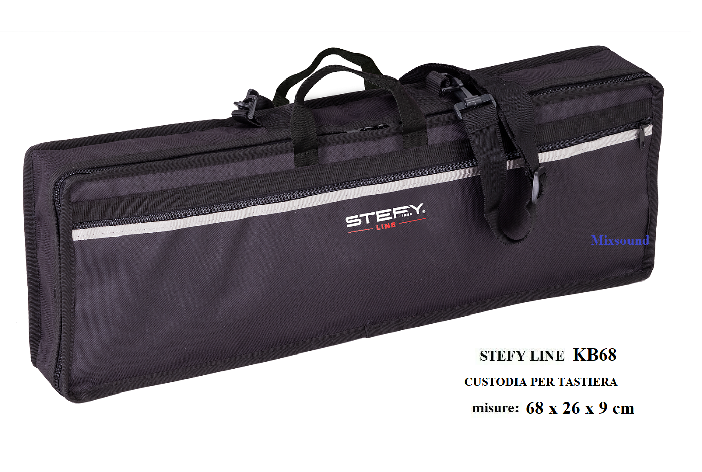 STEFYLINE KB68 CUSTODIA BORSA MINI bag per TASTIERA tipo MEDELI 49 (68-26-9 cm)