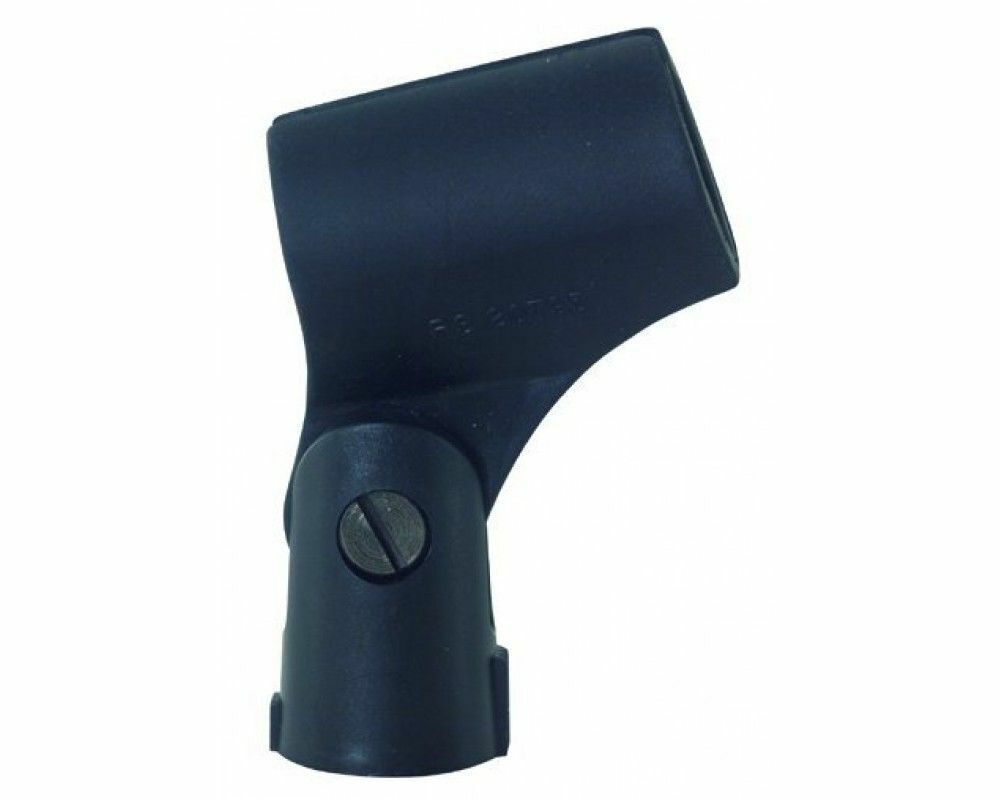 Supporto Clamp Porta Microfono Per Asta Flessibile Angolo Regolabile Nero 8cm
