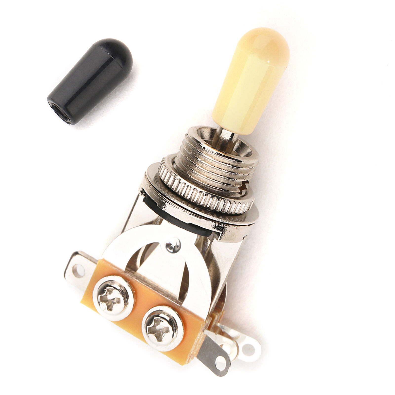 Musiclily Metric 3 Way Guitar Pickup Toggle Switch,Black Tip