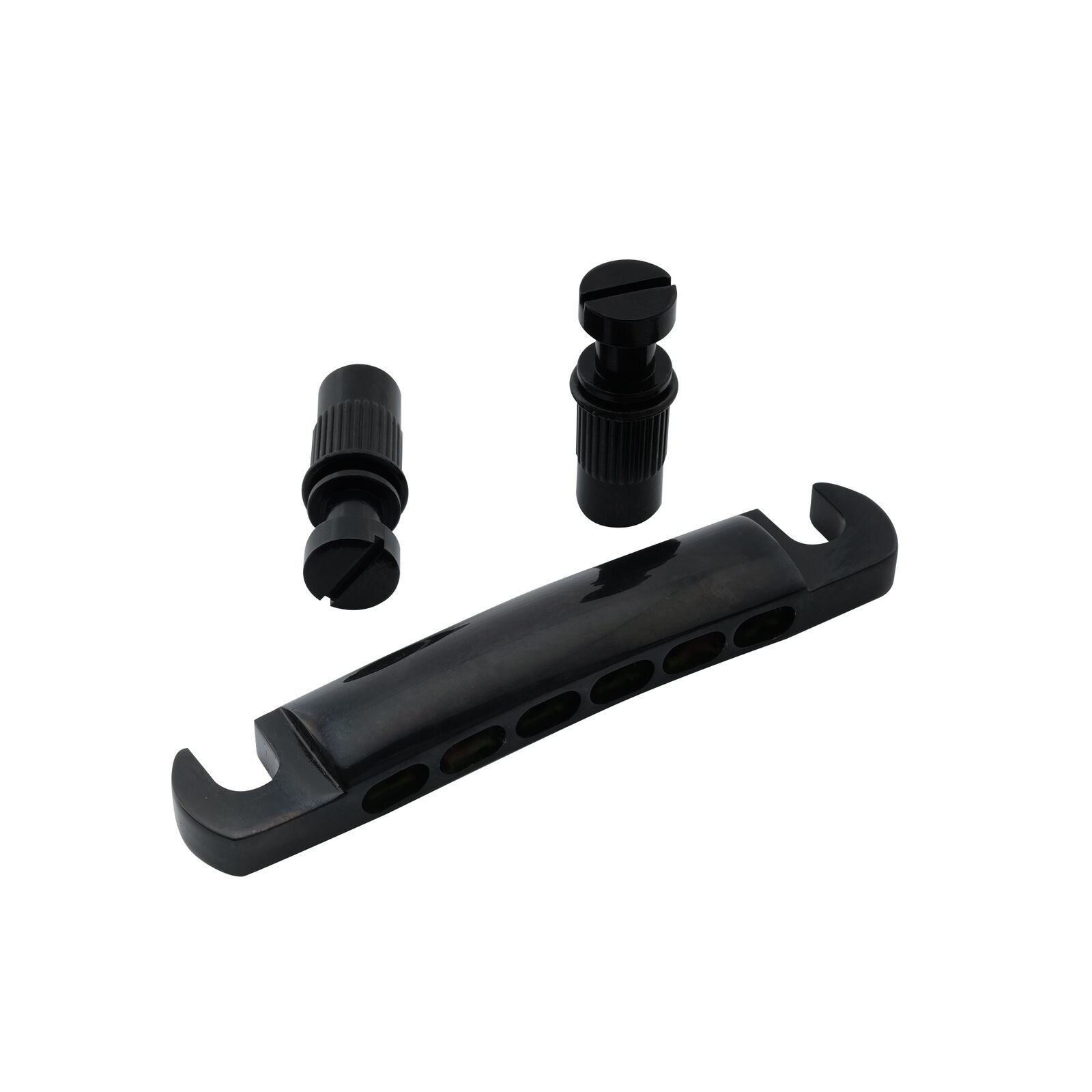Musiclily Pro Black 52.5mm 12 String Tune-o-matic Tailpiece For Epiphone Guitar