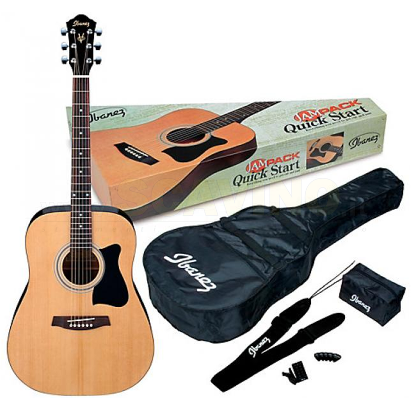 IBANEZ V50NJP JAM PACK,CHITARRA ACUSTICA + ACCESSORI,NUOVA.