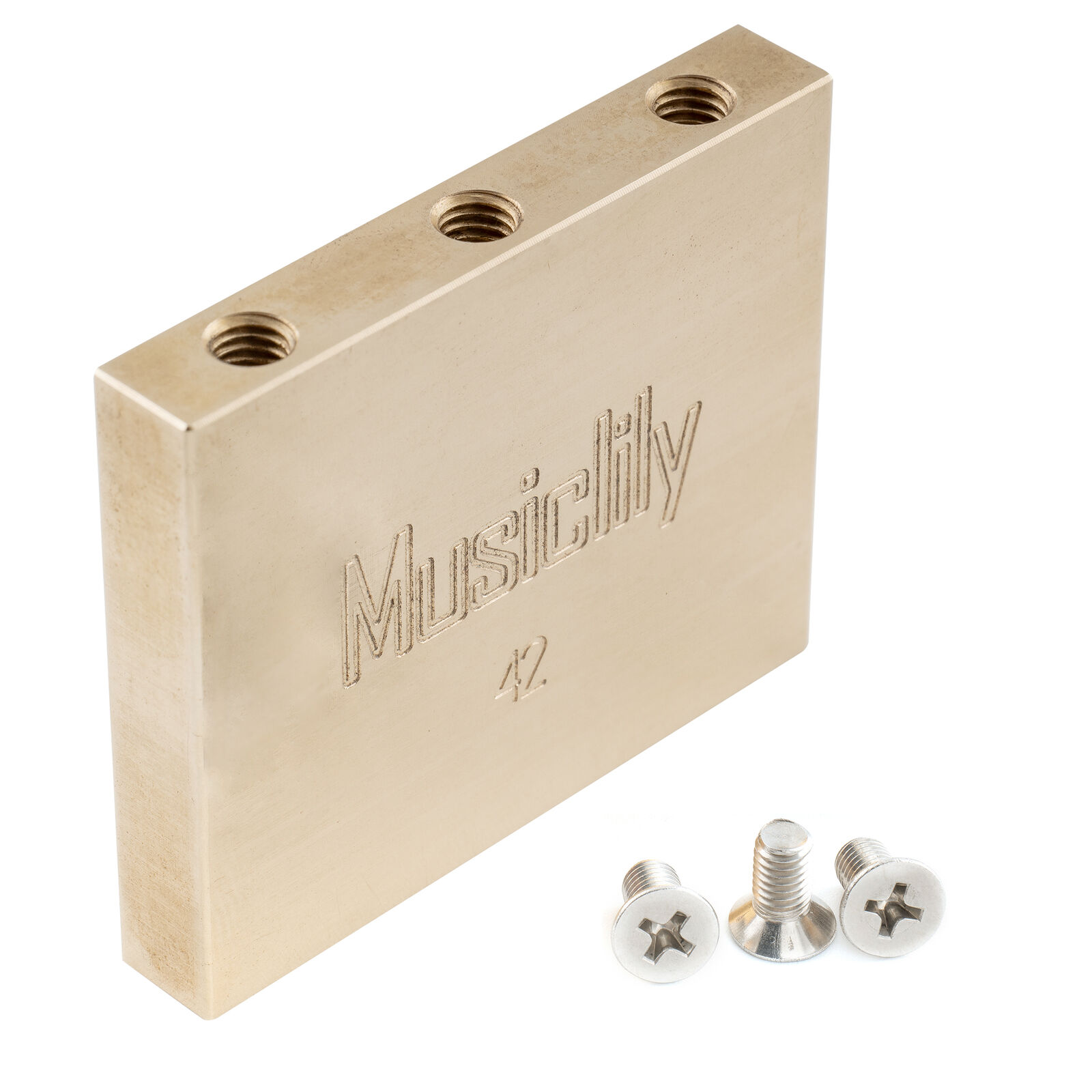 Musiclily Ultra 42mm Brass Block For Floyd Rose Locking Tremolo Bridge Guitar