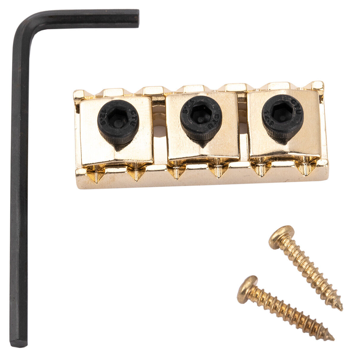 Musiclily Pro Gold 42mm Steel Locking Nut For Floyd Rose Tremolo Bridge Guitar