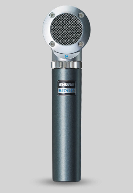 SHURE BETA 181/C MICROFONO CARDIOIDE A CONDENSATORE PER STRUMENTI CAPSULA INTERC