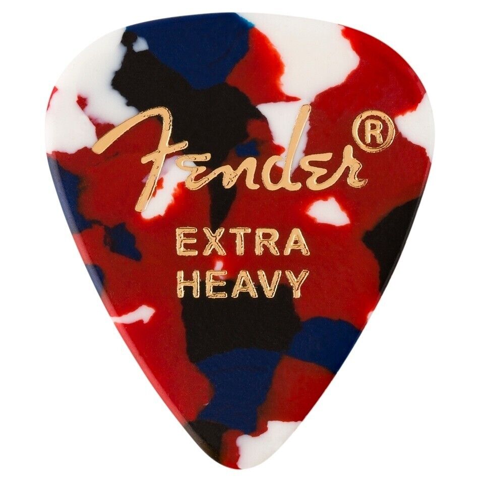 FENDER 351 Shape Premium Picks Extra Heavy - 12 plettri