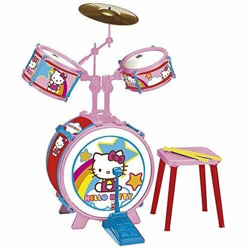 REIG HELLO KITTY BATTERIA CON SGABELLO INCLUSO