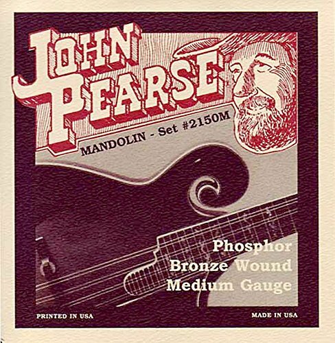 John Pearse GR31088 Corde per Mandolino, Media (e1Y)
