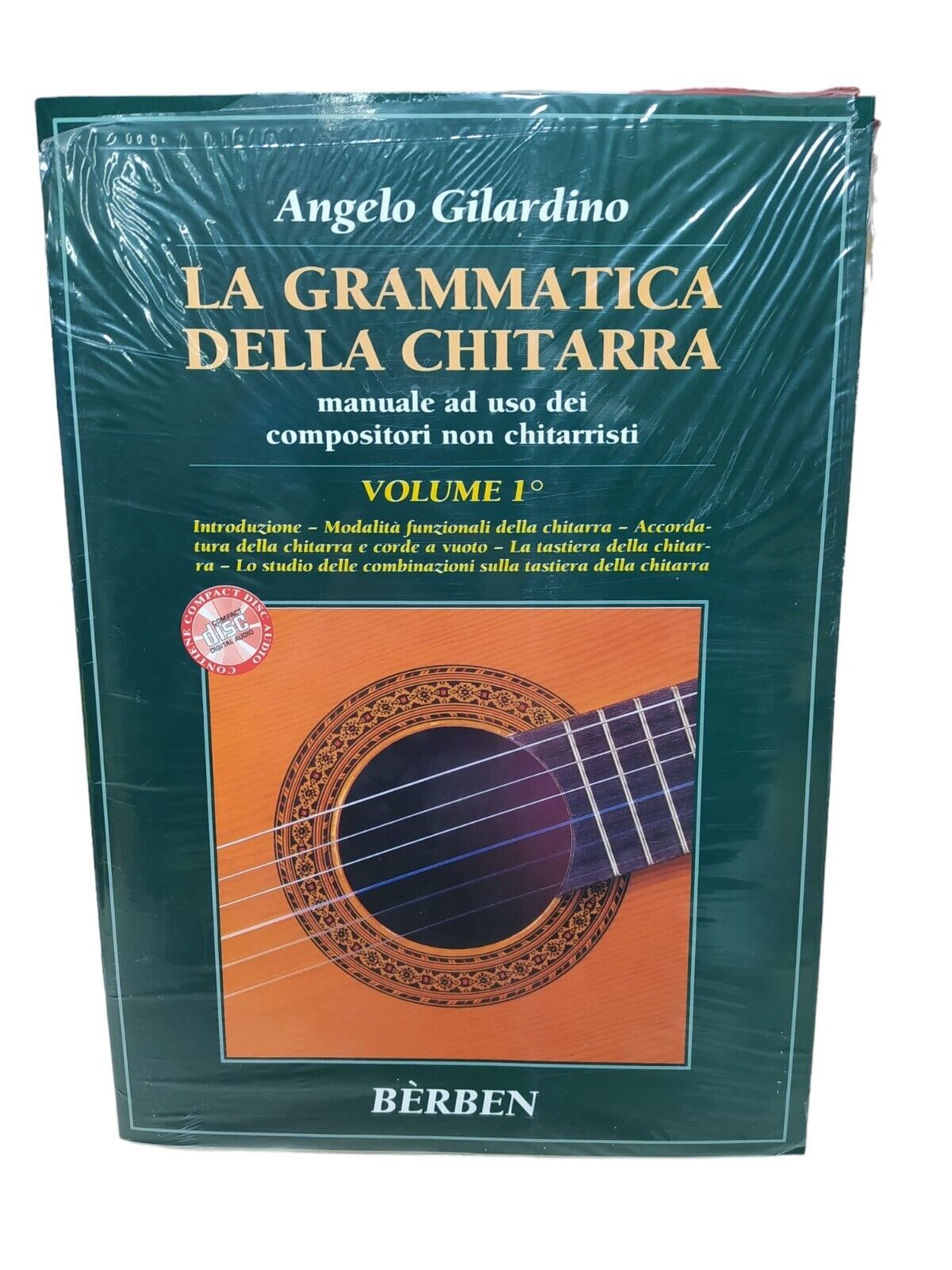 Angelo Gilardino La Grammatica Della Chitarra 1 volume con CD