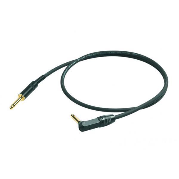 Proel CHL120LU3 Cavo Jack Mono 6.3 a Jack Mono 6.3 Angolo 3mt