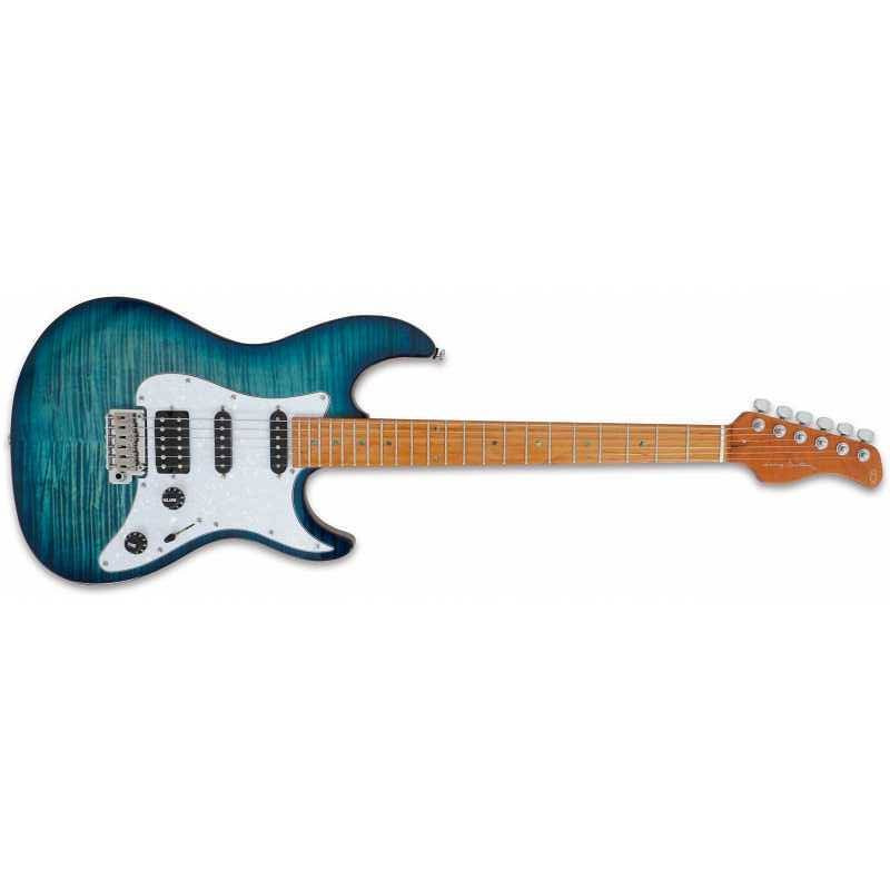 SIRE LARRY CARLTON S7 FM TBL TRANS BLUE - chitarra elettrica stile Stratocaster