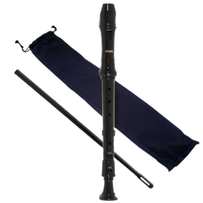 Aulos 303A Baroque Flauto Soprano Diteggiatura Barocca con custodia