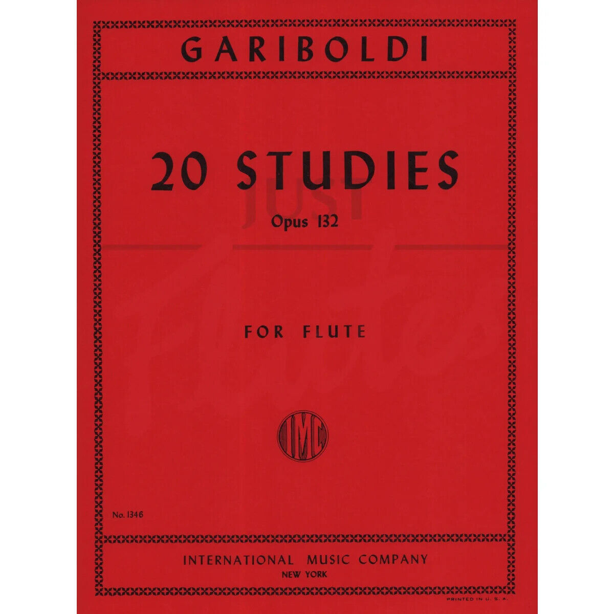 Giuseppe Gariboldi 20 studi Op. 132 per flauto IMC1346 MIXSOUND