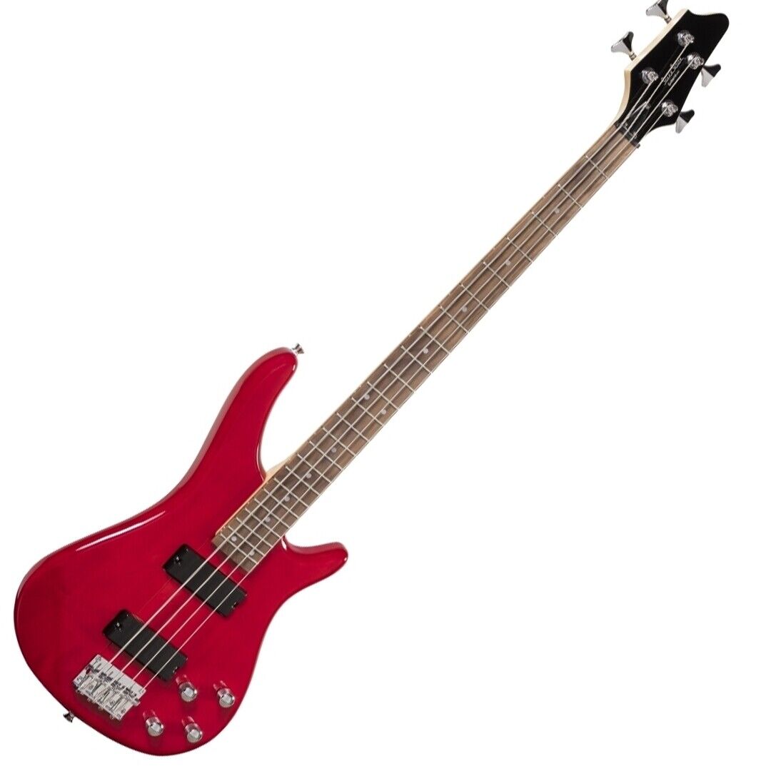 Soundsation Gunbarrel-4 TRD See Thru Red Basso Elettrico 4 Corde