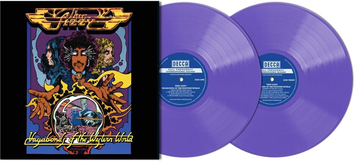 Thin Lizzy Vagabonds Of The Western World  Doppio Vinile Lp Colorato Viola Nuovo