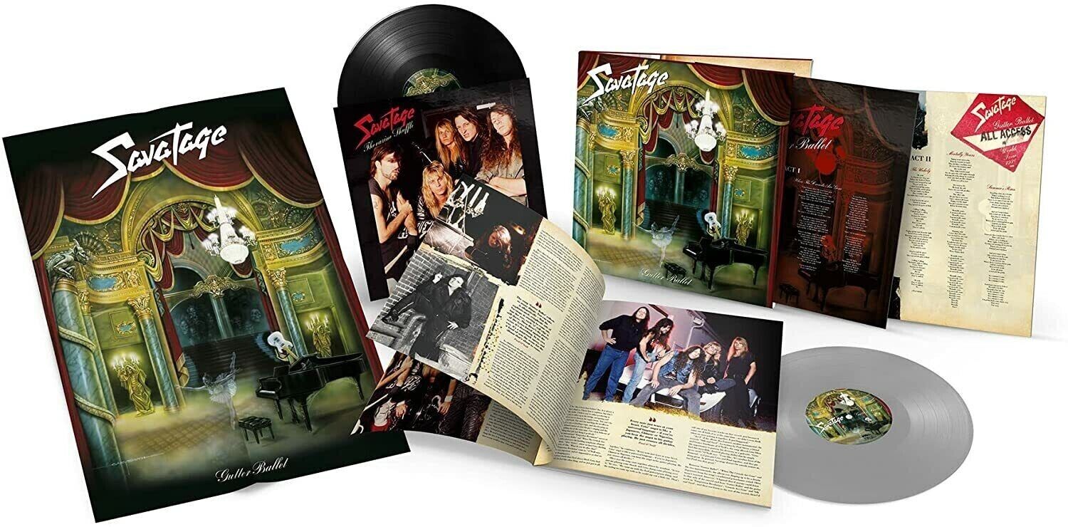 SAVATAGE - GUTTER BALLET – REMASTERED – SILVER – LP + 10”