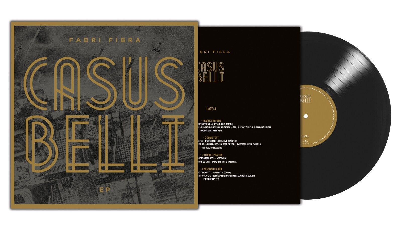 FABRI FIBRA - CASUS BELLI - LP VINILE NUOVO SIGILLATO