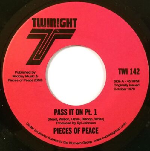 Pieces of Peace Pass It On Pt. 1/pt. 2 (Vinyl LP) 7" Single