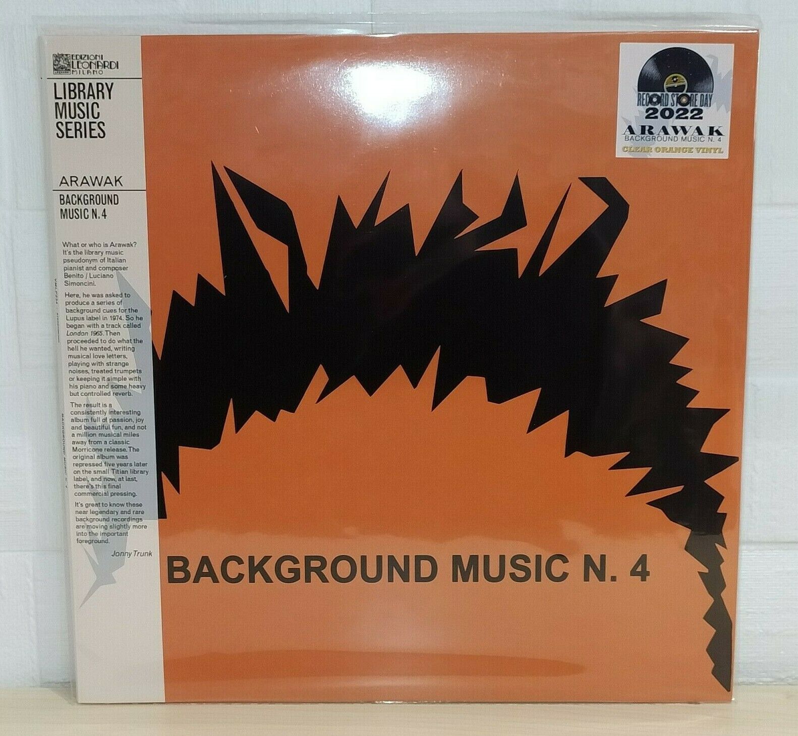 ARAWAK - BACKGROUND MUSIC N.4 - ORANGE - RSD 2022 - LP