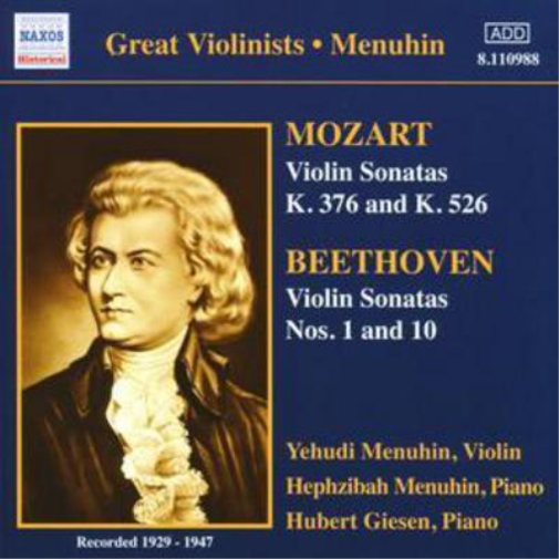 Wolfgang Amadeus Mozart Violin Sonatas (Y. Menuhin, H. Menuhin, Giesen) (CD)