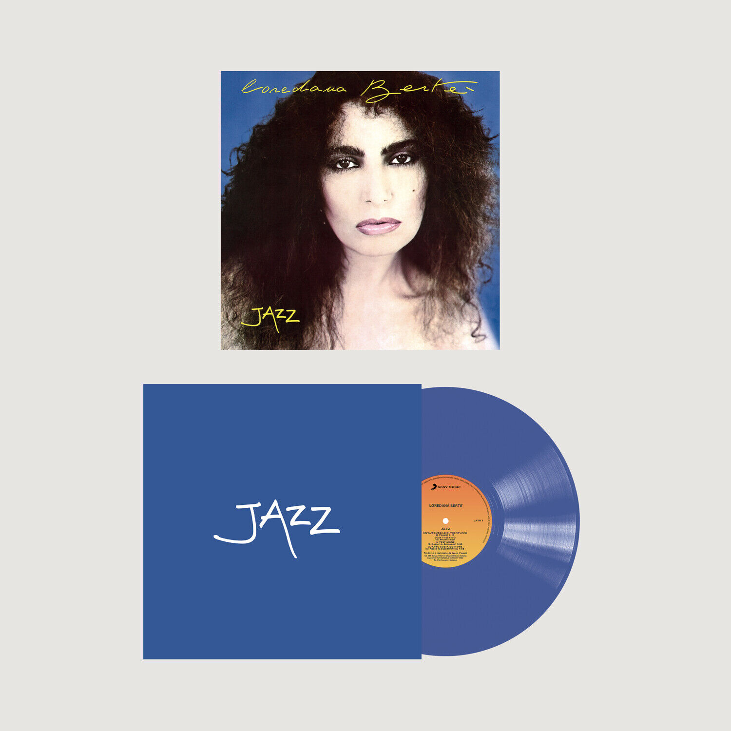 Loredana Berte' Jazz LP Vinile Ed. Limitato Vinyl Blue Nuovo Sigillato