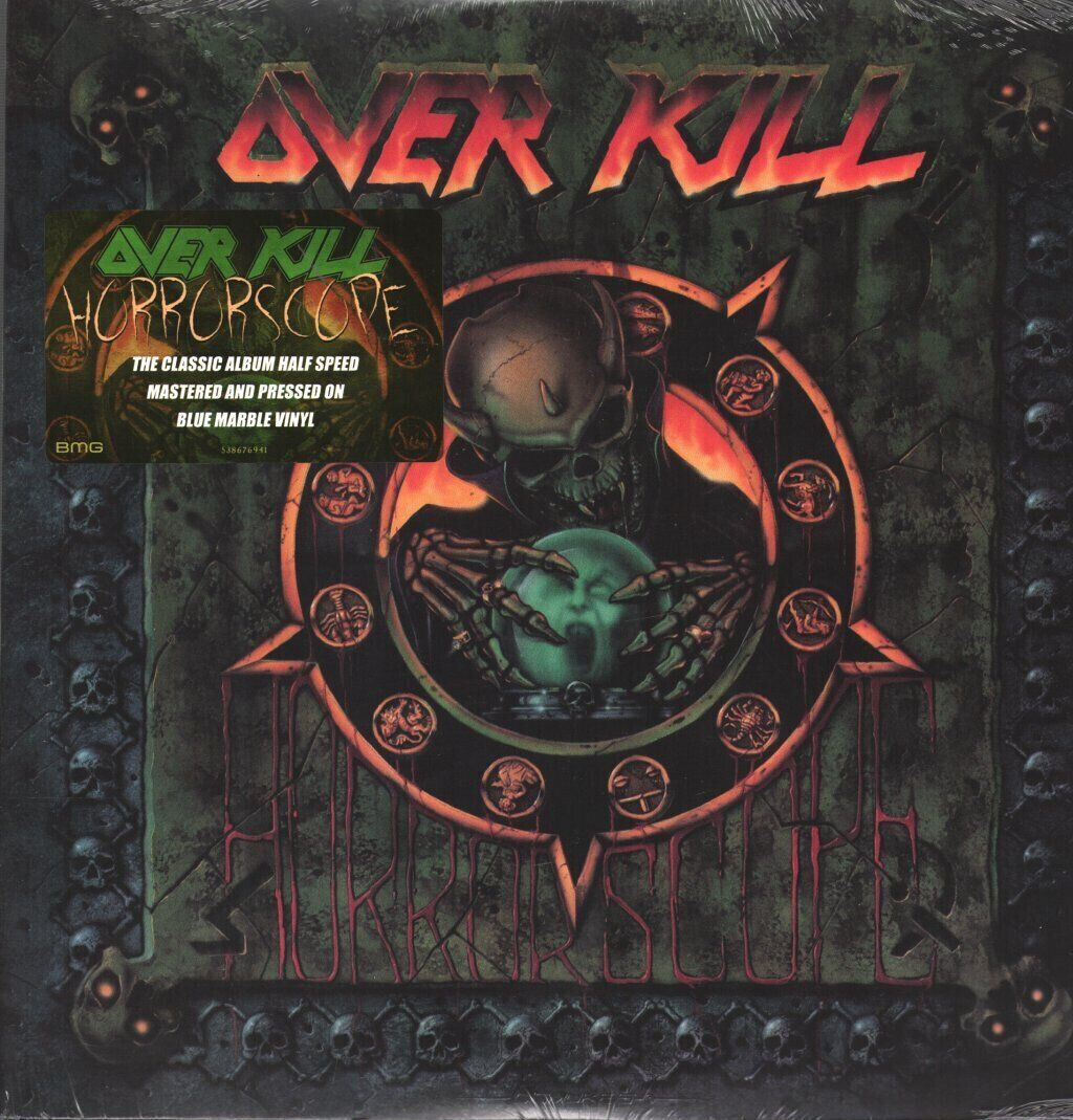 Overkill Horrorscope Vinile Lp Colorato Blu e Nero Marble Nuovo e Sigillato