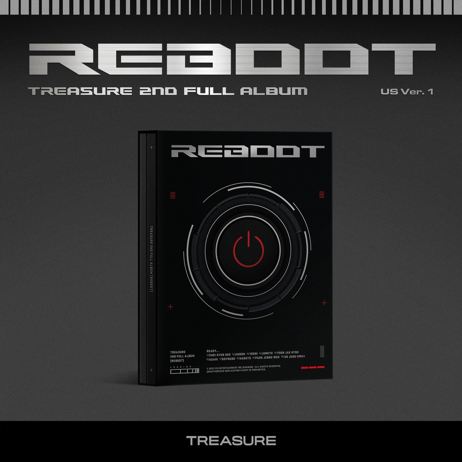 Treasure 2ND FULL ALBUM 'REBOOT' (CD)
