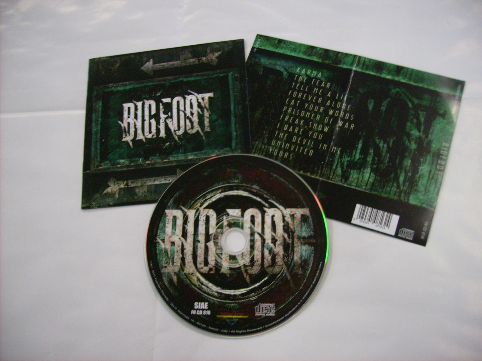 BIGFOOT - BIGFOOT - CD PROMO WITH BOOKLET AND INLAY 2017 NEW