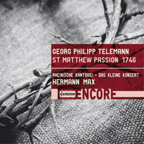 Georg Philipp Telemann Georg Philipp Telemann: St Matthew Passion 1746 (CD)
