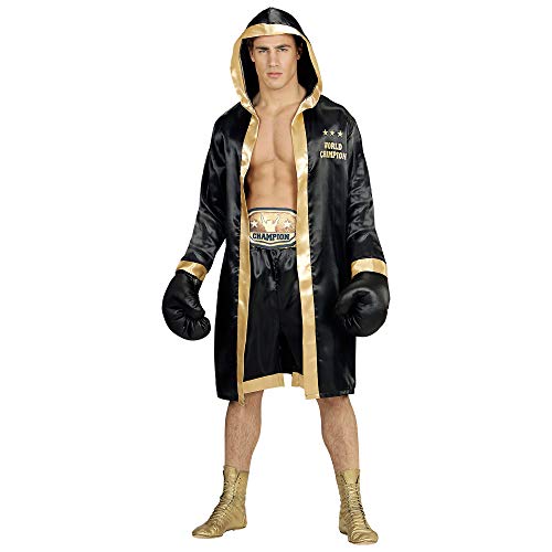"World Boxing Champion" (Hooded Robe, Shorts, Belt, Boxing Gloves) - (Xl)