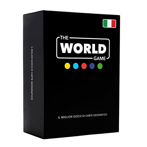 The World Game - Gioco Di Carte Geografia - Gioco Da Tavolo Educativo Per Bambini, Famiglie E Adulti - Un Gioco Di Società Per Ragazzi E Ragazze Sul M
