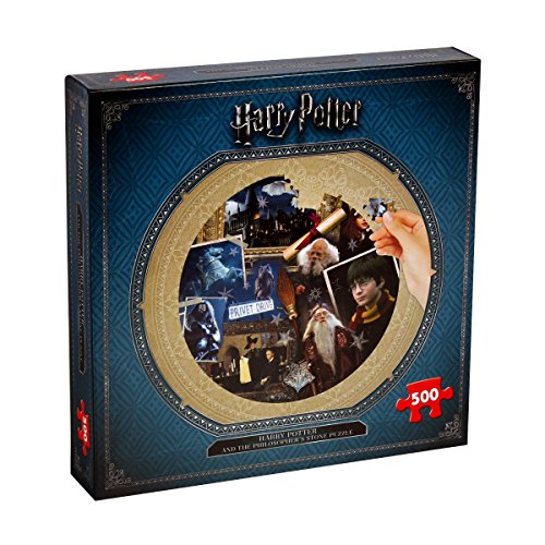 Winning Moves 500 Pezzi Harry Potter La Pietra Filosofale Puzzle, Multicolore, 5053410002480