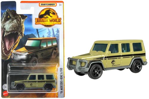 Matchbox Jurassic World Dominion Fmw90 - Veicoli In Scala 1:64, Modello 2014 G 550 Hbg98