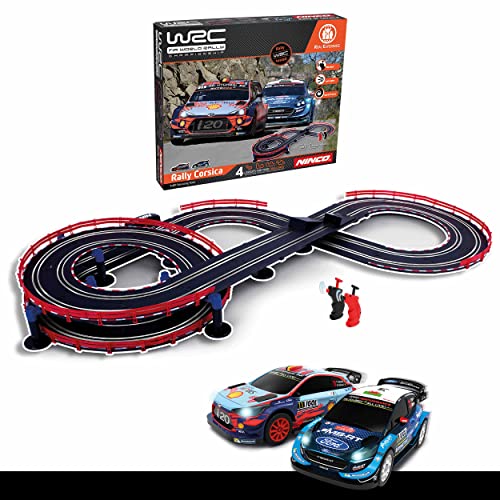 Ninco Wrc Rally Sweden Circuito Slot, Colori Assortiti Hyundai I20 E Ford Fiesta Wrc Única Assortiti