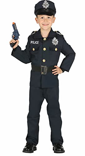 Costume Da Poliziotto Uniforme Bambino M-(7/9 Anni)