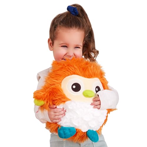 B. Toys B.- Fluffy Funkies-Ola Owl Shaggy Plush, Colore, Bx2085C12Z