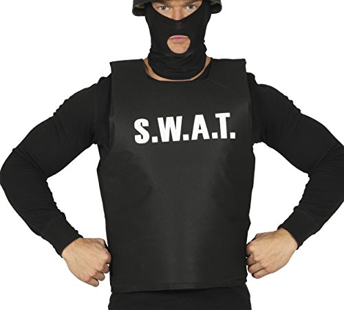 Guirca- Giubbotto Antiproiettile S.W.A.T, Colore Nero, L, 16726