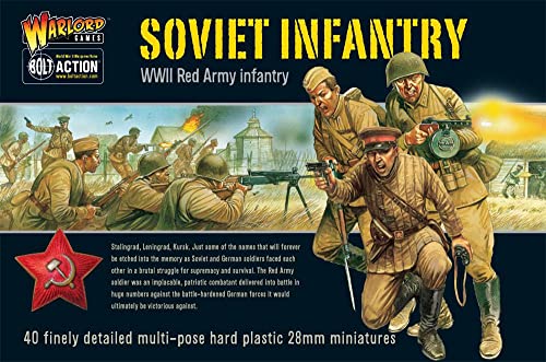 Warlord Wl402014003 Soviet Infantry Plastic Box Set