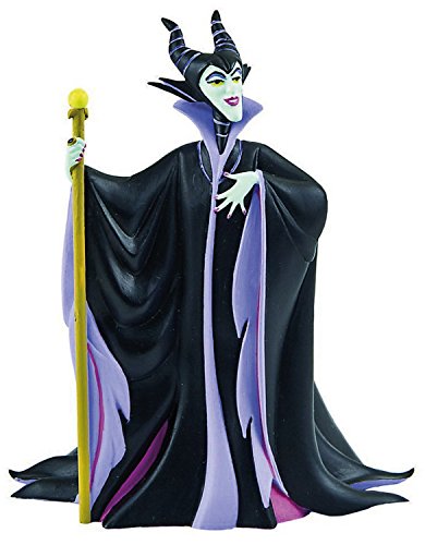 Bullyland Princess 12556-Figura, Walt Disney Sleeping Beauty, Malefiz, Alta Circa 10 Cm, Figura Dipinta A Mano, Senza Pvc, Per Bambini Per Il Gioco D'